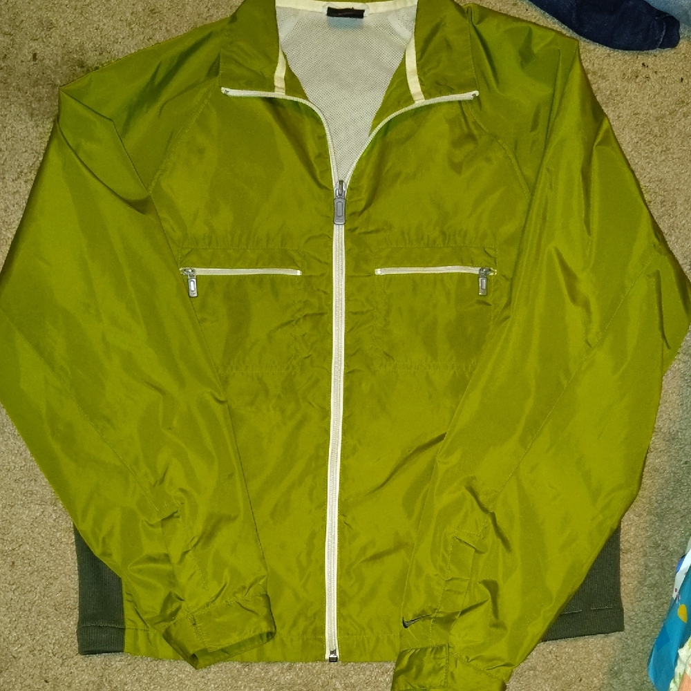 Nike Boys Green Windbreaker Jacket